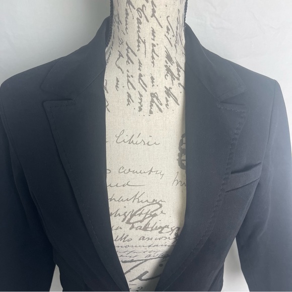 Celyn b. NEW Black Crop Jacket / Blazer Made in Italy Size 44 (Small) - Picture 3 of 12